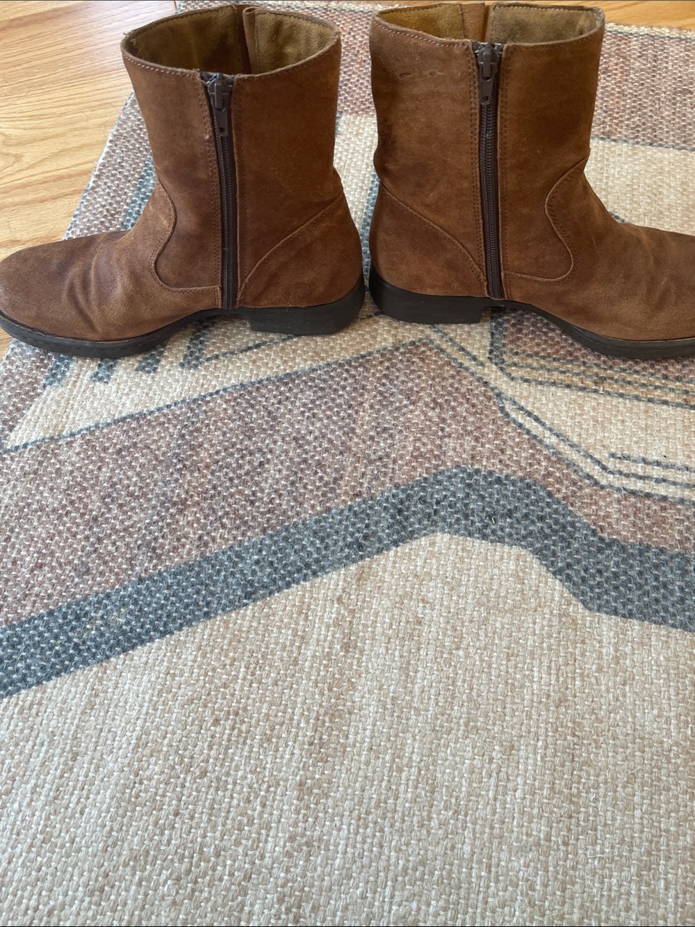 Born Brown Suede Ankle Boots - Picture 9 of 14